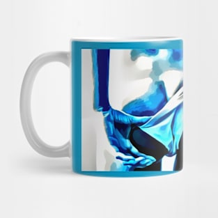 Blue Bum Mug